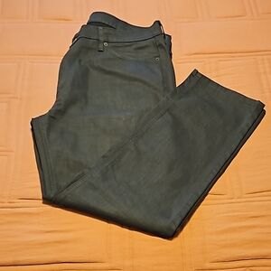 Dark Green Denim Jeans